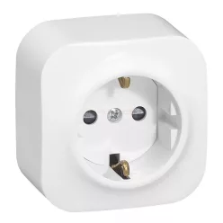   Legrand Forix 2P+F földelt csatlakozóaljzat falon kívüli IP20 fehér