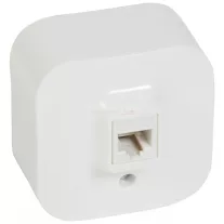   Legrand Forix 1xRJ11 telefon- csatlakozóaljzat falon kívüli IP20 fehér