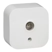   Legrand Forix TV-antenna-csatlakozóaljzat, végzáró falon kívüli IP20 fehér