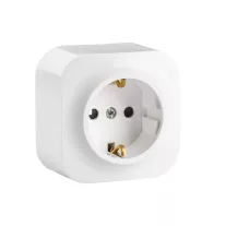   Legrand Forix 2P+F földelt csatlakozóaljzat, gyermekvédelemmel falon kívüli IP20 fehér