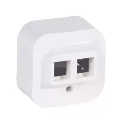   Legrand Forix kettős adapter(doboz9) UTP dugaljhoz 2xRJ45 falon kívüli IP20 fehér