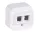 Legrand Forix kettős adapter(doboz9) UTP dugaljhoz 2xRJ45 falon kívüli IP20 fehér