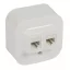 Legrand Forix 2xRJ45 Cat.5e UTP informatikai csatlakozóaljzat falon kívüli IP20 fehér