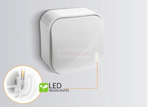 Legrand Forix 101 egypólusú kapcsoló falon kívüli IP20 bézs