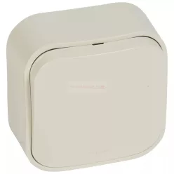   Legrand Forix N101 egypólusú nyomó falon kívüli IP20 bézs