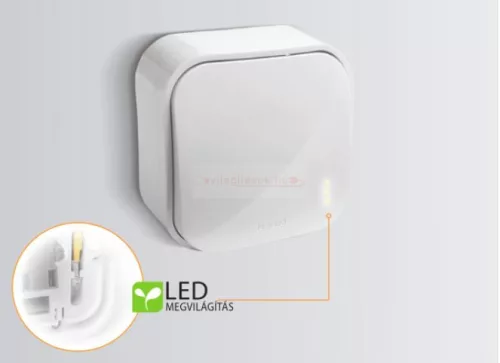 Legrand Forix N101 egypólusú nyomó falon kívüli IP20 bézs
