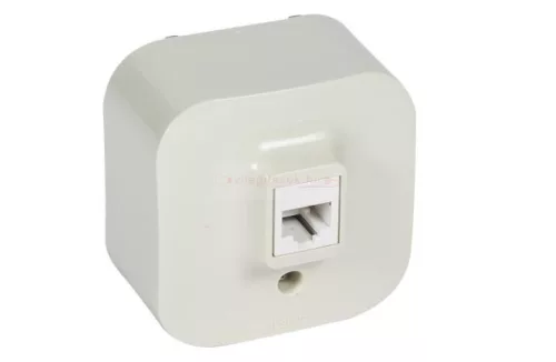 Legrand Forix 1xRJ45 Cat.5e UTP informatikai csatlakozóaljzat falon kívüli IP20 bézs