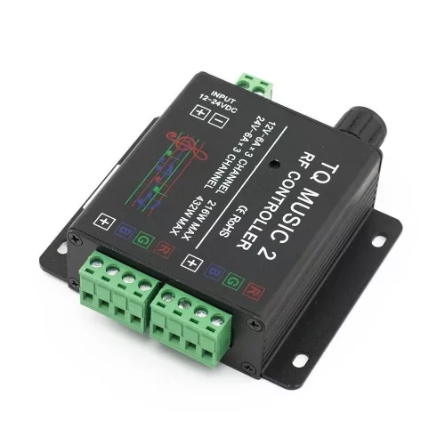 RGB vezérlő hangérzékelős 216W