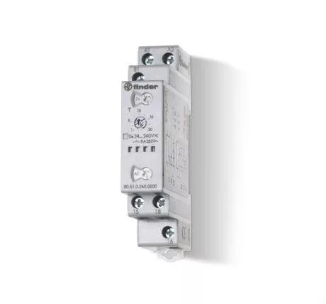 Multifunkciós időrelé 8A 24-240V AC/DC Finder 80.51