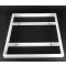 LED panel falon kívüli beépítőkeret fehér 600x600