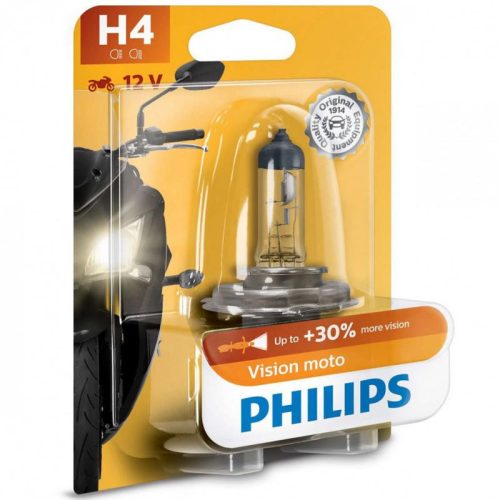 Philips MotoVision +30% H4 motorkerékpár izzó