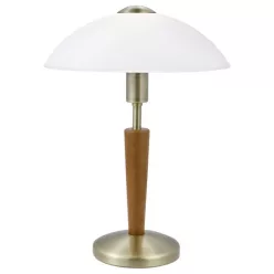 SOLO 1 Aszt.E14 1*60W bronz/dió érint.