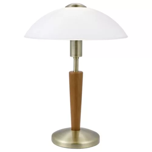 SOLO 1 Aszt.E14 1*60W bronz/dió érint.