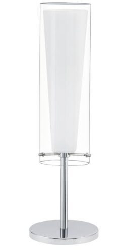 PINTO Asztali lámpa E27 1x60Wkróm/fehér