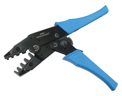 Présszerszám szigeteletlen,-szigetelt és iker érvéghüvelyhez 10-35mm2, max.2x16mm2