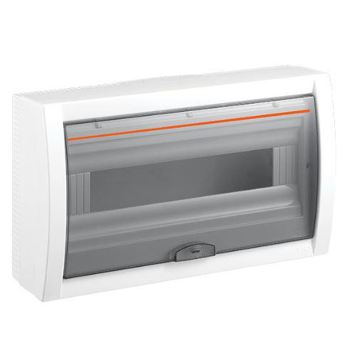 Lakáselosztó 18 modul IP40 falon kívüli Viko