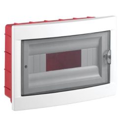 Lakáselosztó 12 modul IP20 süllyesztett Viko PE+N sín