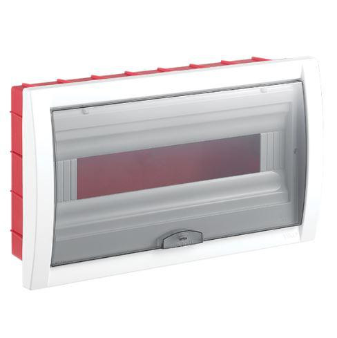 Lakáselosztó 18 modul IP20 süllyesztett Viko PE+N sín