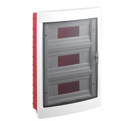 Lakáselosztó 36 modul IP20 süllyesztett Viko PE+N sín