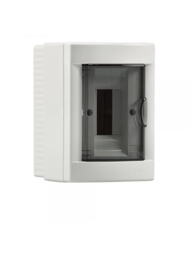 Lakáselosztó 2 modul IP40 falon kívüli Viko PE+N sín