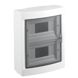 Lakáselosztó 16 modul IP40 falon kívüli Viko PE+N sín