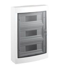 Lakáselosztó 36 modul IP40 falon kívüli Viko PE+N sín