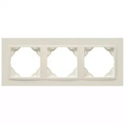 Efapel Logus90 BASE keret 3-es krém