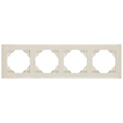 Efapel Logus90 BASE keret 4-es krém