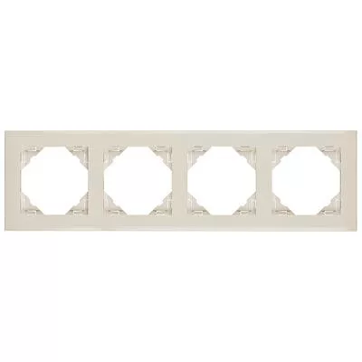 Efapel Logus90 BASE keret 4-es krém