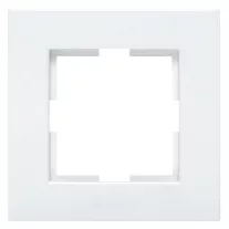 Panasonic Karre Plus 1-es keret fehér logo nélkül