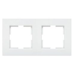   Panasonic Karre Plus 2-es sorolókeret vízszintes/függőleges fehér logo nélkül