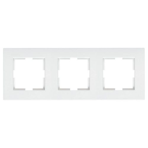 Panasonic Karre Plus 3-as sorolókeret vízszentes/függőleges fehér logo nélkül