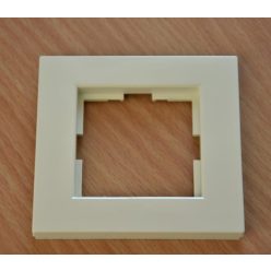 Panasonic Karre Plus 1-es keret bézs (felirat nélkül)