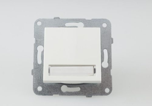 Panasonic Karre Plus nyomó kapcsoló feliratozható jelzőfényes fehér keret nélkül