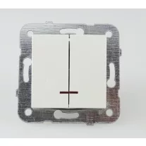   Panasonic Karre Plus csillár kapcsoló 105 jelzőfényes fehér keret nélkül