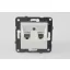 Panasonic Karre Plus RJ45 CAT6 + RJ11 CAT3 FALI ALJZAT fehér keret nélkül