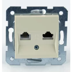 Panasonic Karre Plus RJ45 CAT + RJ11 Cat3  FALI ALJZAT bézs