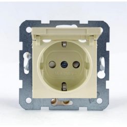   Panasonic Karre Plus csapfedeles dugalj gyermekvédős bézs(Keret nélkül) csv