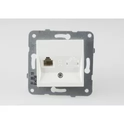   Panasonic Karre Plus RJ11 CAT3 FALI ALJZAT fehér keret nélkül