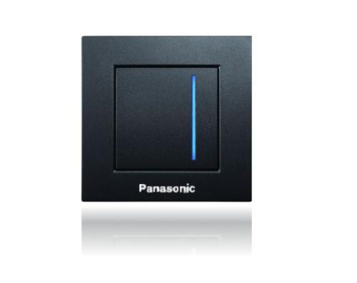 Panasonic Karre Plus fényerőszabályzós érintőkapcsoló fekete keret nélkül