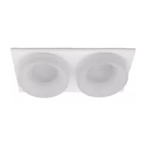 Spot lámpatest SA-045/2 négyzet fehér
