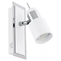 EGLO DAVIDA LED 1 égős fali spot lámpa Gu10 króm, fehér