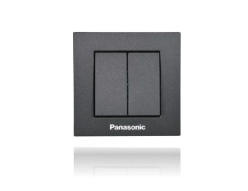 Panasonic Karre Plus csillárkapcsoló 105 fekete keret nélkül