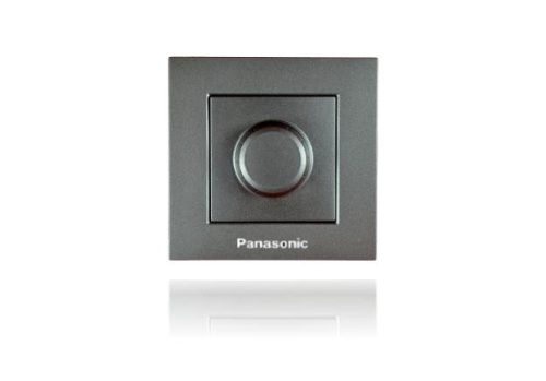 Panasonic Karre Plus RL fényerőszabályzó kapcsoló 60-600W fekete keret nélkül