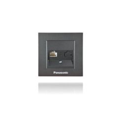   Panasonic Karre Plus RJ45 CAT 5E FALI ALJZAT fekete (keret nélkül)