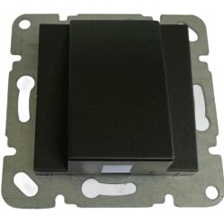   Panasonic Karre Plus kábelkivezető szerelvény fekete (keret nélkül)