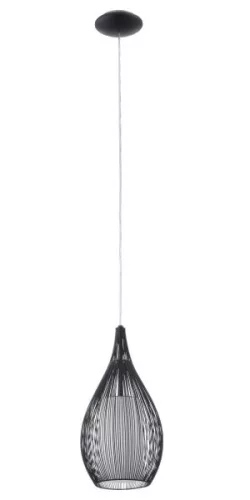RAZONI Függeszték E27 1x60W fekete