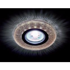   Beépíthető spot lámpatest kristály kör CR-772/KÁVÉ 3W 4000K