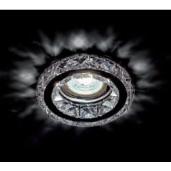 Beépíthető spot lámpatest kristály kör