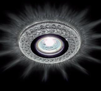 Beépíthető spot lámpatest kristály kör CR-775 3W 4000K